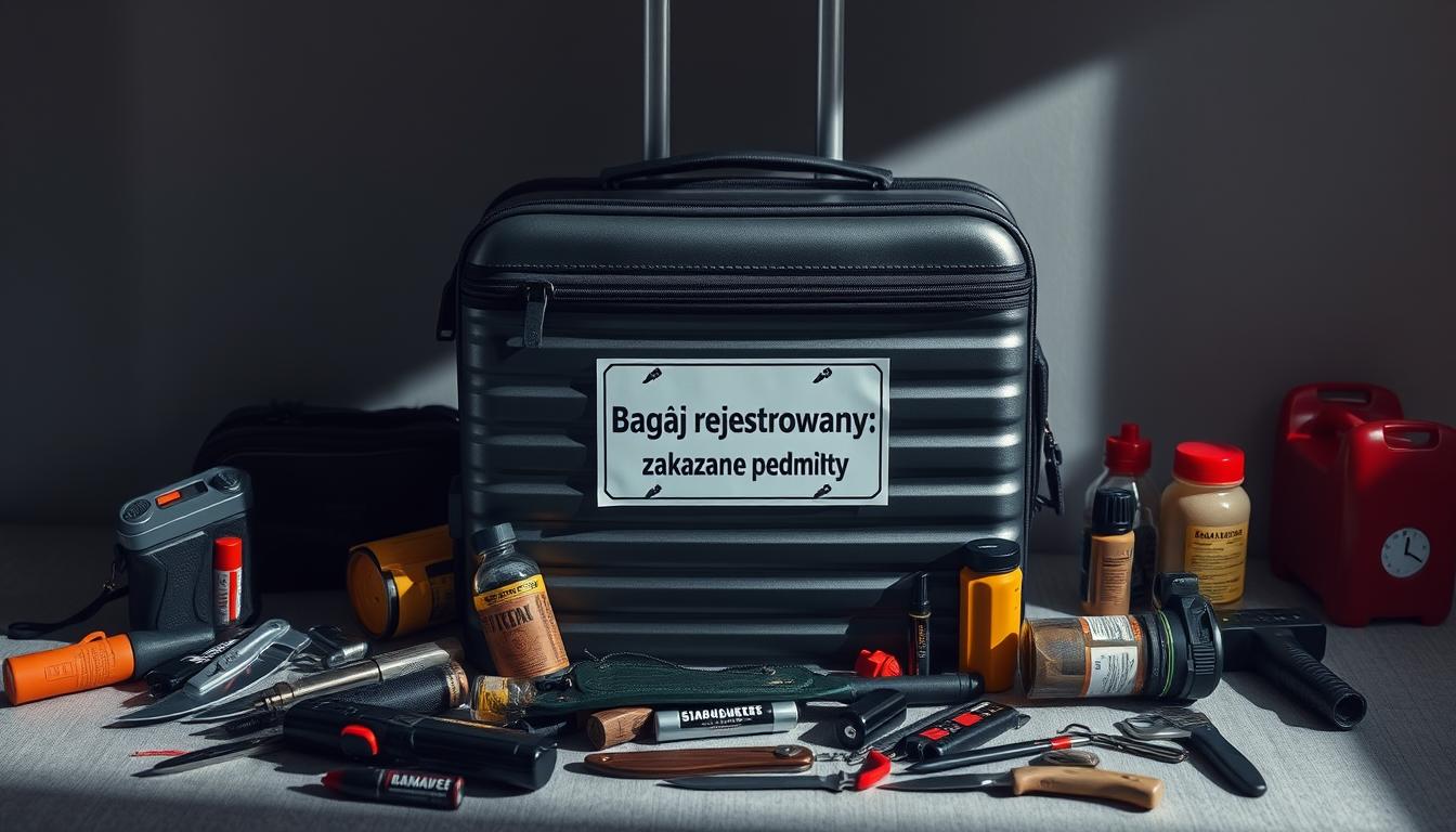 Bagaż rejestrowany: zakazane przedmioty
